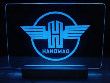 Hanomag LED Schild rundes Logo